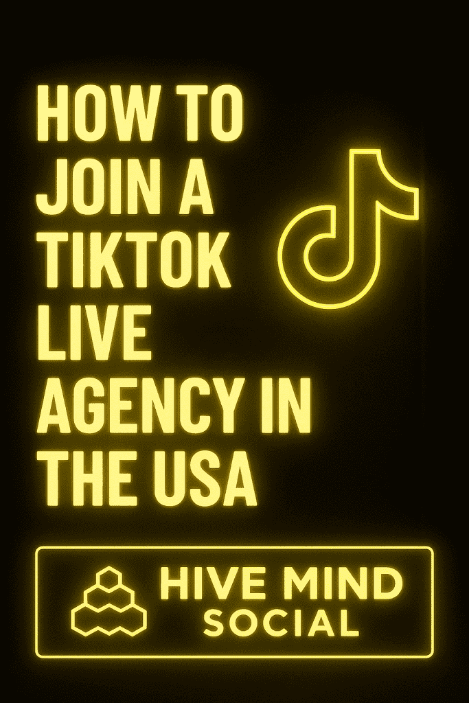 How to Join a TikTok LIVE Agency in the USA and Start Earning from Your Streams