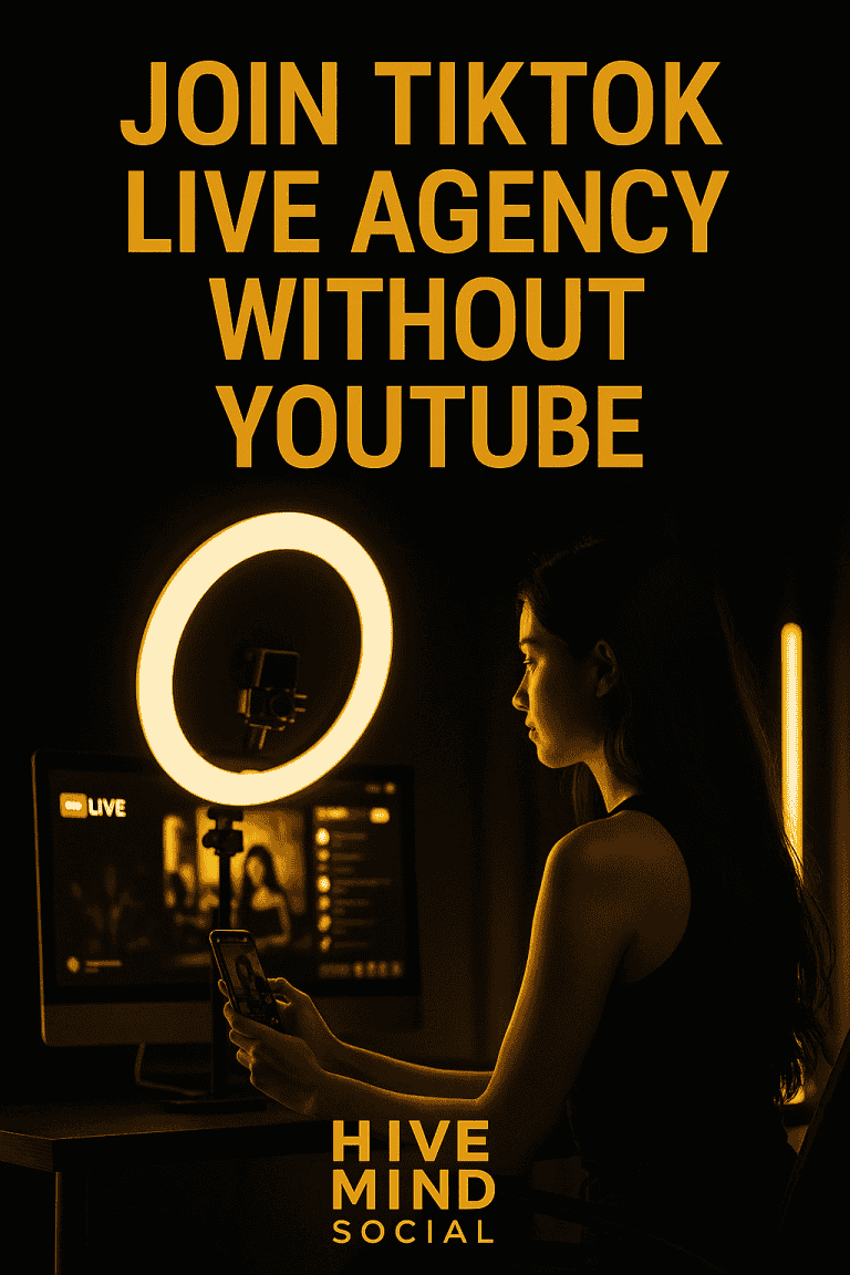 Join a TikTok LIVE Agency Without a YouTube Channel