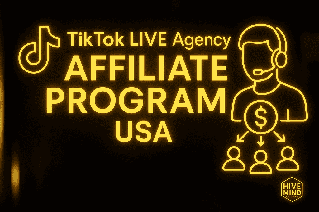 TikTok LIVE Agency Affiliate Program in the USA: Earn by Referring Creators