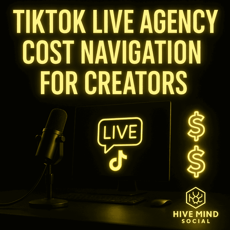 TikTok LIVE Agency Costs for Creators: What to Expect and How to Decide
